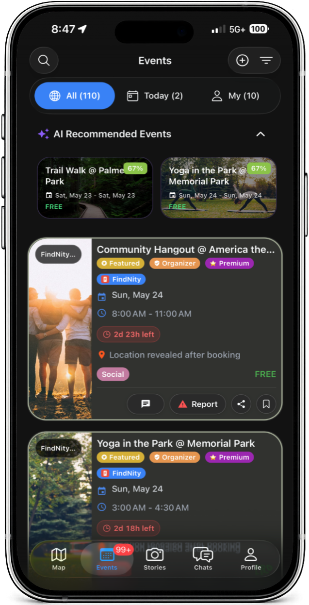 FindNity App Screenshot